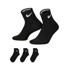 Nike 2026 Unisex U NK LTWT QT 3PR Socks, Discount Pack SX4706-001 - Black - View 10