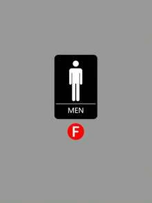 1pc Acrylic 3D Restroom Sign, Barrier-Free Washroom Text Directional Signage, Men/Women Bathroom Indicator Plaque, Cork Board, Pin Board, Vision Board - Multicolor - View 15