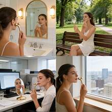 面部按摩滚轮，身体及手臂按摩器，便携式Y型按摩滚轮。手动3D按摩器。 - 彩色 - 查看 6