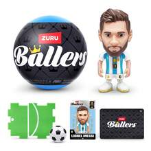 Bola sorpresa ZURU que contiene figuras de estrellas del fútbol de la FIFA, incluidos Messi, Mbappé, Ronaldo y muchas otras estrellas incluidas al azar. Este es un excelente regalo de muñecas. - Multicolor - Ver 12