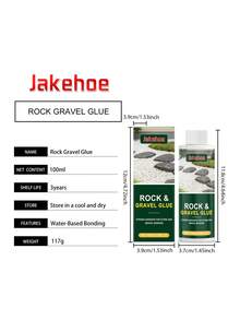 jakehoe Pebble Adhesive, Landscape Pebble Binder, Outdoor Crushed Stone Fixing Glue, Multi-Purpose Adhesive - A - View 12