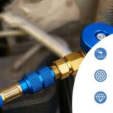 1 set Auto Kühlmittel Klimaanlage Füllventil Set mit R12 R134A Reparierwerkzeug - 1 Set - Übersicht 9