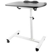 Adjustable Overbed Table Over Hospital Bed Tray Rolling For Home Use Or Medical - A - View 5