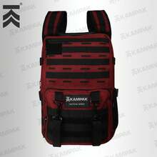 Super Mochila Kampak Ep40 Multiusos P/ Laptop Ajustable - Rojo - Ver 3