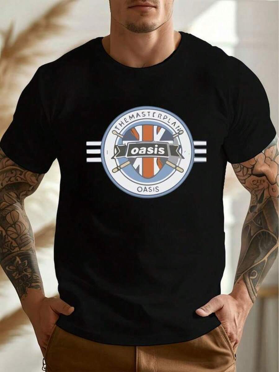 Men T-Shirts - 黑色 - 查看 1