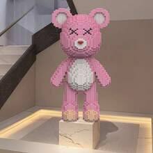 3500pcs Creative Bear Model Building Blocks Toy Set, Micro Particle Assembly Blocks, Family Leisure Entertainment Construction. 3D Puzzle, Hobby Home Decor, Valentine's Day, Christmas, New Year, Birthday Gift. - Multicolor - View 13