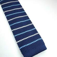 Men's Business Commute Striped Tie - Multicolor - View 9