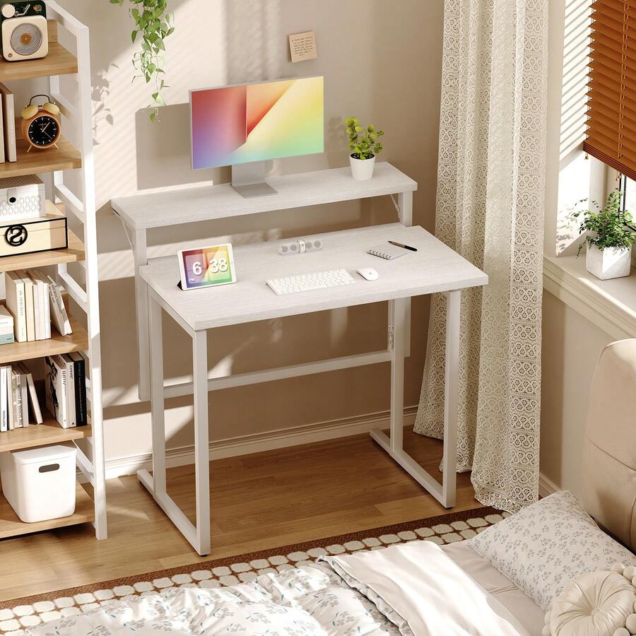 Devoko Home Office Desks - White - View 1