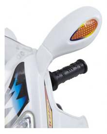 RecomendadoPingüe ®   Montable Eléctrico Motocicleta Policía |   6v |   Atv¡Top de Temporada - Blanco - Ver 8