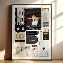 1 件可定制装饰模板,适用于火柴盒、火柴盒信封、传单,是送给朋友或女友周年纪念日、生日装饰、墙面艺术印刷品、房间装饰的理想之选,可定制墙面艺术、定制照片、可定制物品,可选配相框 - 彩色 - 查看 12