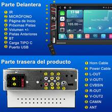 Auto Estéreo Pantallas Táctil 1 Din 7 pulgadas Mirrorlink Bluetooth - A - Ver 9