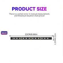 Easy Installation, Automotive High Brightness Neon Kits, Automotive LED Light Strips, Interior Lights, Christmas Decorations, USB Neon Accessories, Ambiance Light Strips, Foot Space Neon Kits, Without Battery - 多色 - 查看 8