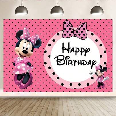 Princess Birthday Party Decoration Background Banner, Cartoon Theme, Party Decorations For Baby Baptism Party, Children's Bedroom Tapestry, Photo Background, Booth Props, Various Sizes