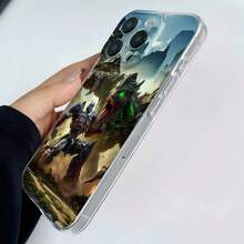 Prime lucha contra una bestia monstruosa en la ciudad. Esta elegante funda para teléfono es compatible con Samsung, Apple, OPPO, , etc. Fabricada en TPU flexible, resistente a golpes y arañazos, ofrece una excelente protección contra caídas y un agarre cómodo. Es un regalo ideal para familiares, amigos y seres queridos, y una opción perfecta para festivales. - transparente - Ver 5