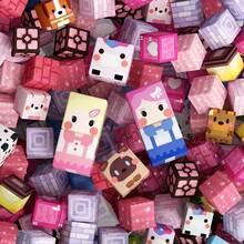 48/100/200/300pcs Princess Castle Series Magnetic Building Blocks Toy Set, 0.78 Inch, STEM Educational Sensory Toy, Best Gift For Boys & Girls 3+ Years Old - Multicolor - View 5