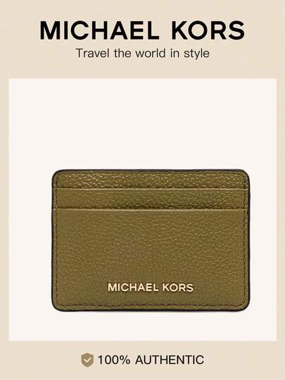 Michael Kors Slim Minimalist Front Pocket Wallet, RFID Blocking Credit Card Holder