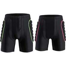 Women's Padded Hip Butt Protection Shorts Protective Armour Pad For Snowboarding Skating Skiing Riding Outdoor Sports - Pink - View 8