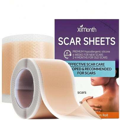 4 * 150cm 长纹身遮盖胶带，纹身遮盖胶带，超薄贴片，适用于纹身疤痕和胎记，可用作肤色遮盖贴，遮盖疤痕和纹身。