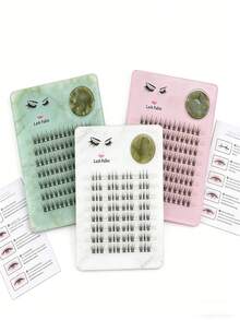 1pc Jade Eyelash Extension Tray, Eyelash Extension Holder, Glue Palette Makeup Tool - Multicolor - View 1