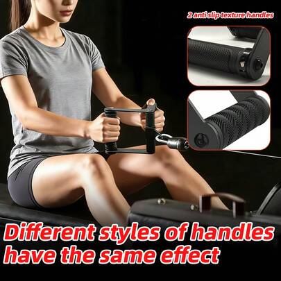 Fitness Resistance Bar And Grip, Suitable For Strength Training, Fitness Accessory, Equipped With Non-Slip Rubber Grip, Gym Training Accessory.