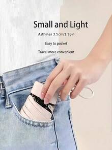 胶囊伞，口袋伞，可折叠便携伞，防水，防紫外线，多功能旅行伞，非常小巧方便携带 - A - 查看 5