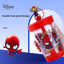 Disney Spider-Man Red Straw Cup 480ml, Cute Cartoon Style, Tritan Material, Daily Home & Office Use, Back To School Water Bottle - Multicolor - View 9