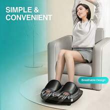 Aedwdpe 3D Foot Massager With Rotating Nodes - Home-Use, Ergonomic Design For Muscle Relax, Perfect Gift For Parents & Elders - US A Type Plug(110-127V) - View 8