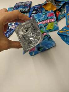 100pcs 3.5g Mylar Bags |     Exotic, Gift, Storage, Ziplock, Party Packs, Zipper, Resealable Bags |     Suitable For Christmas, Halloween, Event Party |     Style 96, Made Of Polypropylene - 50 cái - Xem 5