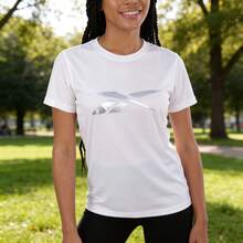 Reebok Basic Athlete Tee For Women - White - View 4