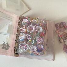 10pcs/Bag A6/A7/M5 Sticker Book Refill Pages, Thick Hard Cover Sticker Notebook Refills, Sticker Notebook Dividers, PP Material, Suitable For Sticker Books, Notebooks, Budget Planners, Scrapbooking, Crystal Bubble Stickers, Back To School Supplies, Student & Office Supplies, Christmas & New Year Gifts - Clear - View 4