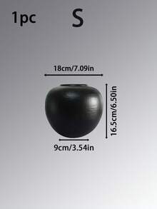 1件北欧极简风格仿陶瓷花瓶，条纹纹理仿陶瓷装饰瓶，适用于客厅、玄关柜、咖啡桌、卧室床头柜、书架、咖啡厅角落、工作室展示、高端服装店展示、婚礼接待区、派对装饰，可搭配鲜花、干花、桉树叶、麦秆、鲜花、玫瑰、百合、人造植物、北欧风格绿植。 - 多色 - 查看 14