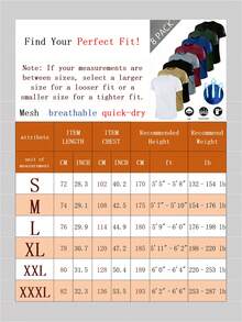 RELOUST 8PCS Workout Shirts For Men Athletic Running Gym T-Shirt, Quick-Drying Cooling Breathable Performance Top, Moisture Wicking Short Sleeve Tee, Mens Clothes Activewear, Butfits For Men, Great Gifts For Boyfriend Camiseta Para Hombre - Random color - 查看 6