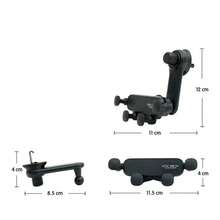 360 Degree Rotatable Gravity Sensing Car Phone Holder With Air Vent Mount, Multi-Functional Hook Design - A - View 9