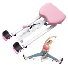 MERACH Split Machine, Leg Stretcher For Flexibility, 180° Stretching Equipment With 6-Level Length Adjustment & Comfortable Pad, Home Stretch Machine For Dance, Gymnastics, 300lbs Capacity - White - View 1