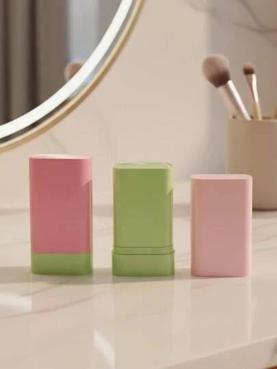 1 יחידות 20 גרם דאודורנט סטיק מרובע שטוח מיכל ריק, שפופרת דאודורנט נפתחת, סומק קומפקטי, זול, מתנה לחג המולד, קוסמטיקה, כלי איפור, פריטים זולים, מתנה, מתנה לאישה, מתנה לחג המולד