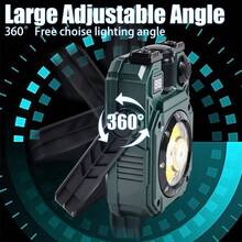 1pc Multi-Function LED Camping Light | Solar Charging, Magnetic Hanging, 5 Lighting Modes, Outdoor Camping Lamp - Style a - View 7