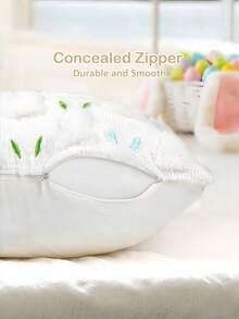 1 szt. pluszowa poszewka na poduszkę z króliczkiem wielkanocnym, słodka, miękka i puszysta poszewka na poduszkę z króliczkiem, wiosenna dekoracja do domu w stylu wiejskim na sofę, łóżko, salon, sypialnię - kolor - Zobacz 4