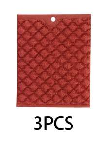 Bộ 3 khăn lau (12x15cm) - Khăn lau bếp, nhanh khô, có thể tái sử dụng và giặt được - Dùng cho mặt bàn, bếp, lò nướng, bát đĩa, dầu mỡ - Tương thích với nước rửa chén - giẻ rách - Xem 14