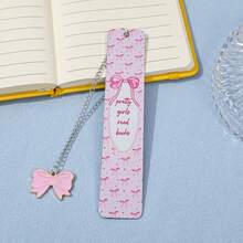 Cute Pink Bow Bookmark - Elegant Bow-Shaped Book Page Holder With Pink Bow Accent, Bookmarks For Books, Journals, -Readers - Bookish Gifts For Women, Teens, Book Lovers & Reading Accessories (Suitable For Bookworms) - Multicolor - View 2