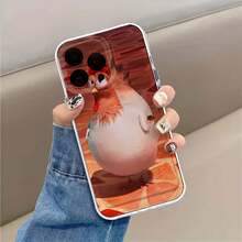 Pollo de dibujos animados con aspecto sorprendido y un gran cuerpo blanco. Esta elegante funda para teléfono es compatible con Samsung, Apple, OPPO, , etc. Fabricada en TPU flexible, resistente a golpes y arañazos, ofrece una excelente protección contra caídas y un agarre cómodo. Es un regalo ideal para familiares, amigos y seres queridos, y una opción perfecta para festivales. Fundas para iPhone, San Valentín, artículos de , fundas para hombre, celulares y accesorios, funda transparente para teléfono. - transparente - Ver 6