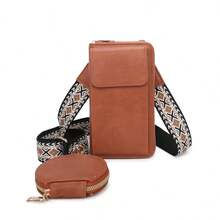 IKRUSH Mini Crossbody Bag With Wide Strap And Coin Pouch I39398 - Denim - View 3