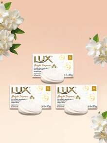 Lux 3块装，每块80克。日本山茶花柑橘精油皂。清新、优雅、纯净。提亮肤色，净化肌肤，焕发光彩。蕴含山茶花和柑橘精油。深层清洁，抗菌。去除瑕疵和杂质。净化肌肤油脂。抑制细菌滋生。质地柔滑细腻。 - Camellia flowers - 查看 5