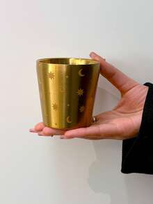 175毫升金色双层不锈钢分享杯 | 中东新月星保温杯 | 斋月礼品冷热饮杯 - 金色 - 查看 4