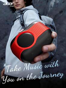 Acer 宏碁 OSK268 便携式无线蓝牙音箱，环绕立体声，无线 5.4，支持 USB/TF 卡播放，具备收音机功能、自拍功能，大音量桌面音箱，适合户外运动、骑行、露营等场合。 - 均碼 - 查看 4