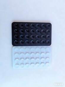 1/2/3/4/6/8片装,共28片,加厚硅胶双面吸盘手机支架,适用于手机壳,免提粘性手机支架。防滑握感,适用于各种设备,派对必备用品,情人节、圣诞节、感恩节最佳礼物。双面吸盘浴室手机支架,适用于光滑表面。 - 彩色 - 查看 18