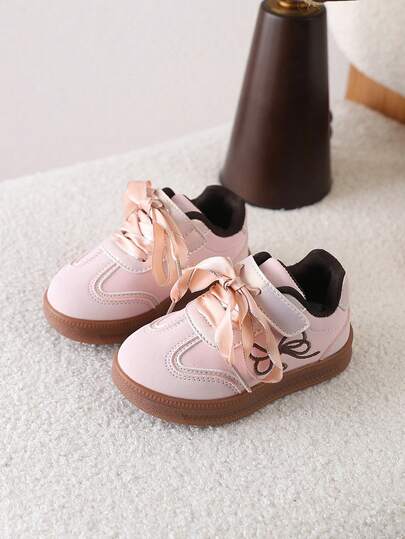 1 par de zapatos deportivos para niños, zapatillas casuales de moda para niñas y niños pequeños