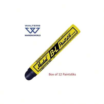 Markal B-L Blue- Bleed Thru Oil Based Paint Marker | Box 12 Paintstiks