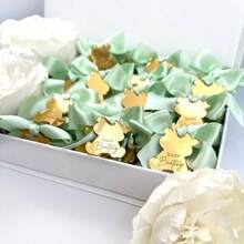Teddy Bear Acrylic Mirror Tags Sage Green Baby Baptism Tags Thank You Beary Much Teddy Bear Birthday Tags Teddy Bear Baby Name Hanging Tags Customized Name Acrylic Signs Personalized Acrylic Gifts Personalized Wedding Favors Acrylic - Multicolor - View 6
