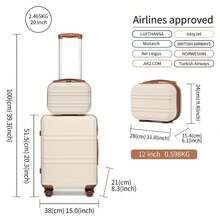 Suitcases - Beige - View 4