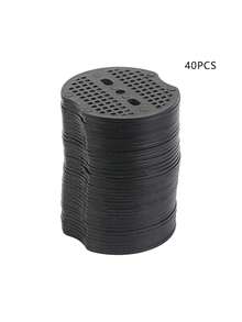 (The Number Of Gasket Holes Is Random) 40 Pcs Ground Nails/40 Pcs Washers/30 Pcs Ground Nails+Washers Set/40 Pcs Ground Nails+Washers Set/50 Pcs Ground Nails+Washers Set, Garden Pegs U-Shaped Ground Pegs Stakes Heavy Duty Metal Pins Spikes Ground Staple With Buffer Washers For Outdoor Tents And Canopies, Gardening Fabrics, Landscape Cloths, Barriers, Easy-Install Garden Anchors For Outdoor Landscaping - Multicolor - View 14